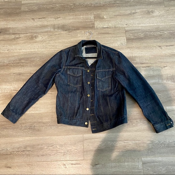 SKID ROW ACADEMY Other - SKID ROW ACADEMY SZ M RAW DENIM JACKET NWOT